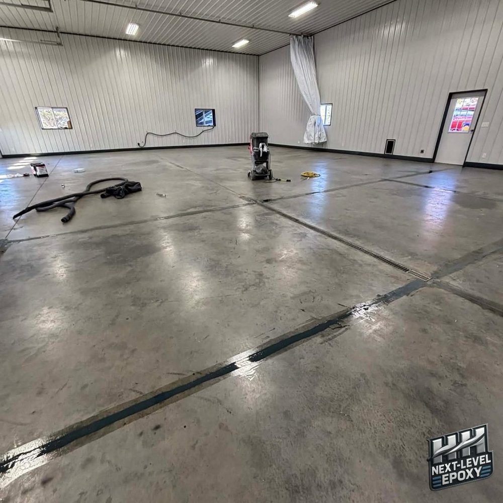 Epoxy floor coating Liberty MO by HH Next-Level Epoxy