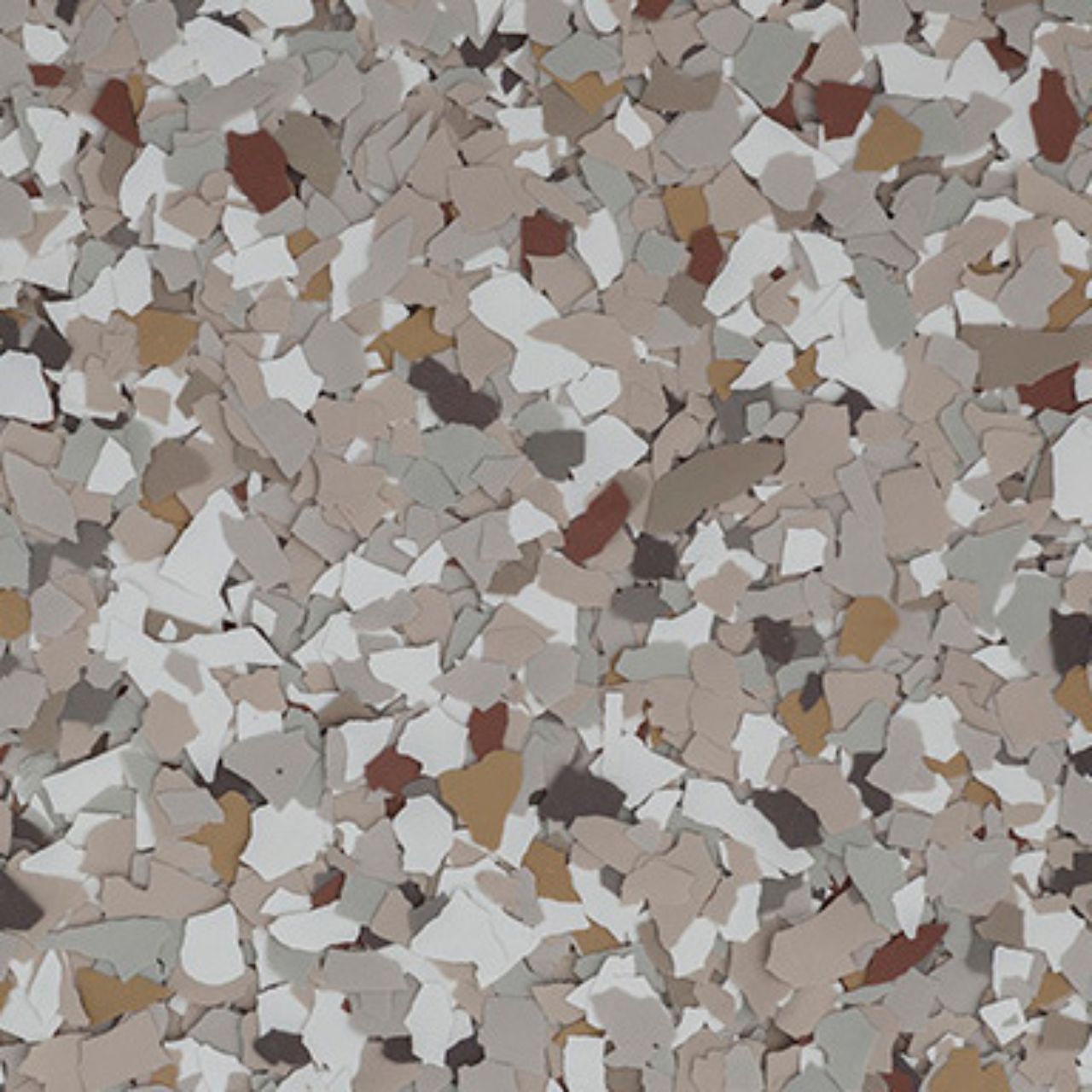 Creekbed epoxy flake color Kansas City Missouri
