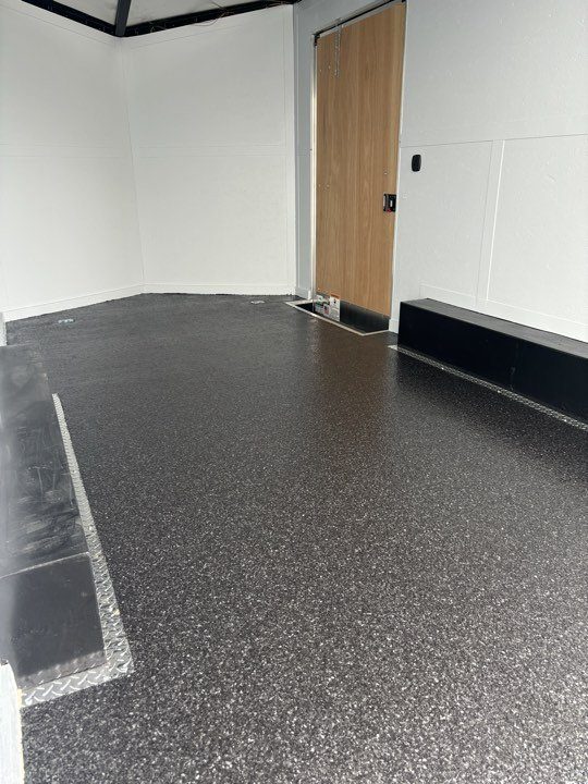 Grey Flake Wide Commercial Kansas City, MO by HH Next-Level Epoxy