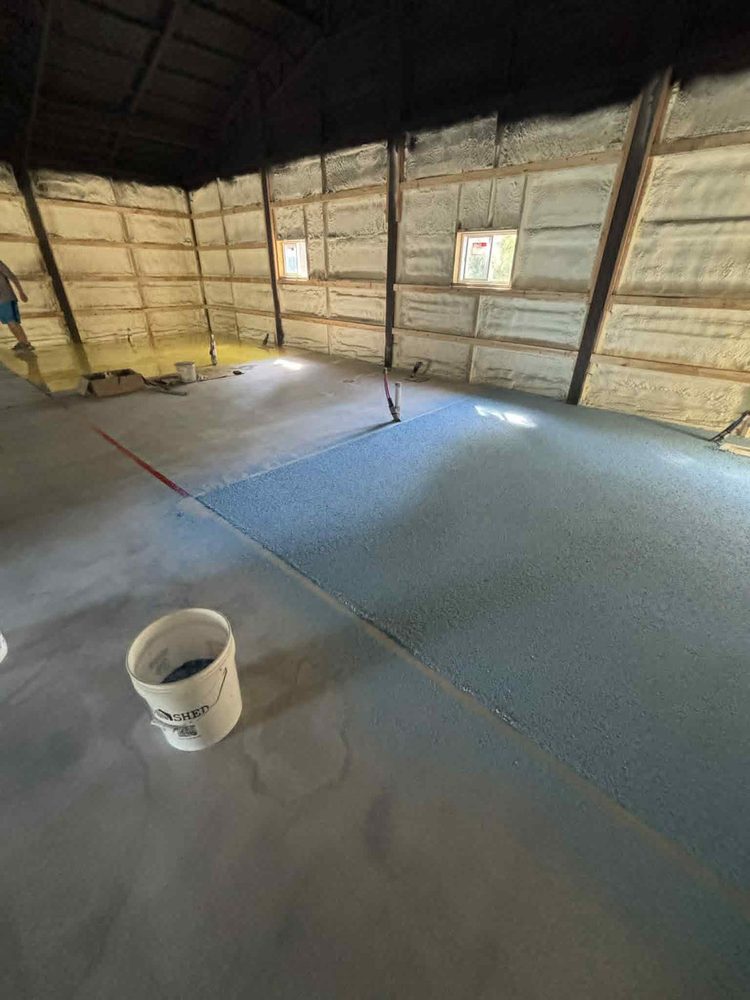 Pouring Base Coat · Large Floor Kansas City, MO by HH Next-Level Epoxy