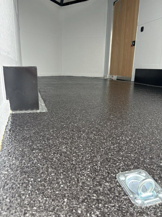 Tan Flake · Large Space Kansas City, MO by HH Next-Level Epoxy