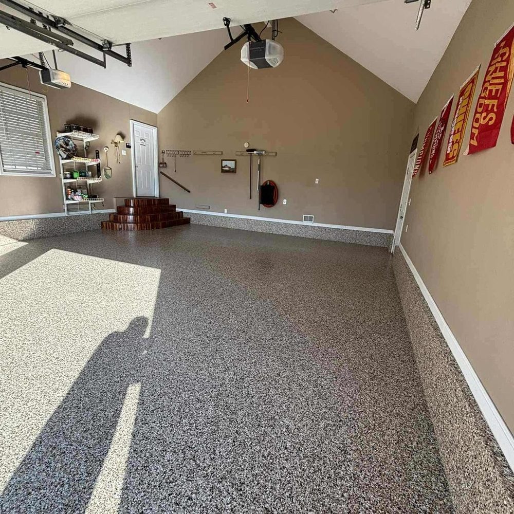 Epoxy floor coating Kearney MO by HH Next-Level Epoxy