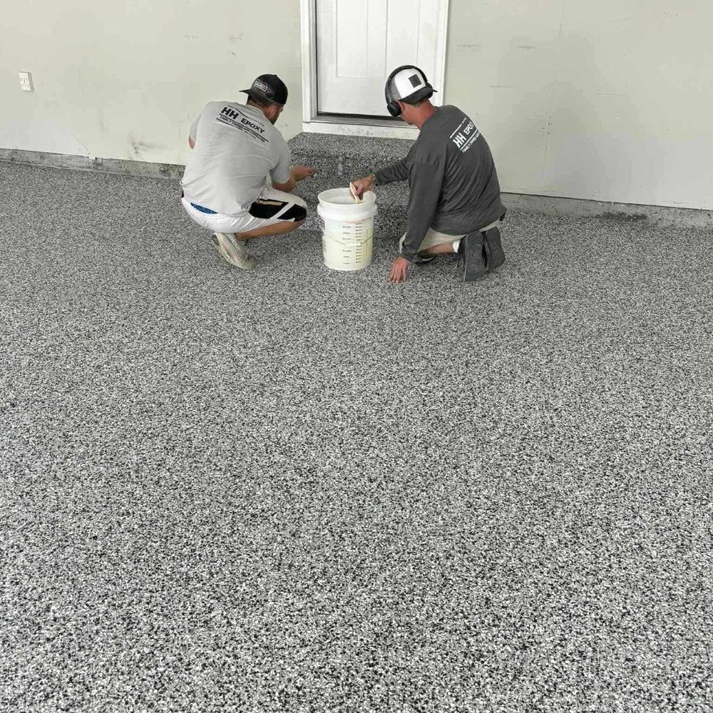 Epoxy floor coating Blue Springs MO by HH Next-Level Epoxy