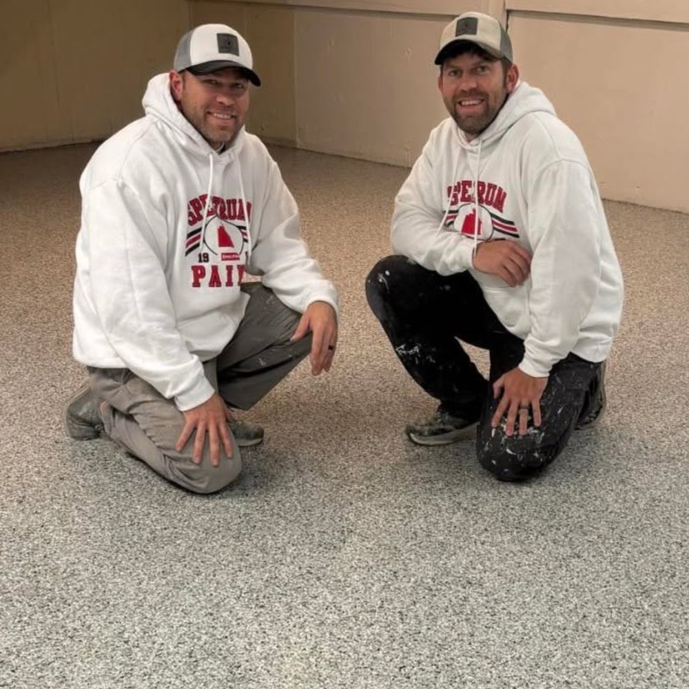 Kellen and Kent Hendrix owners of HH Next-Level Epoxy Kansas City MO