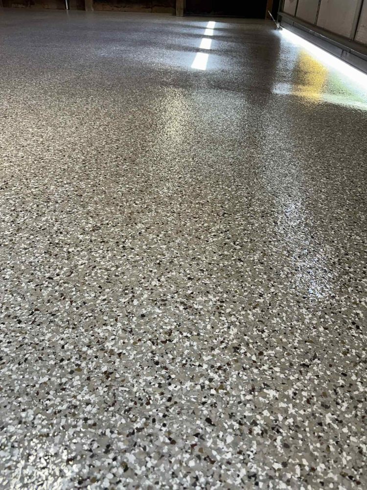 Epoxy floor coating Richmond MO by HH Next-Level Epoxy